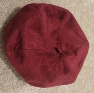 Elegant Burgundy Women's Beret